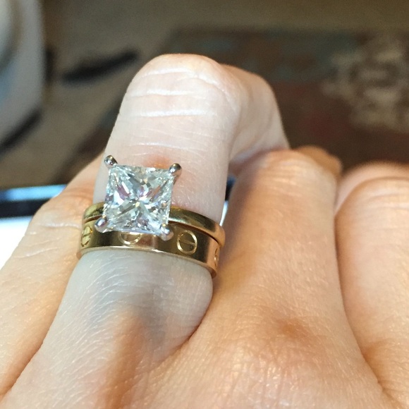 Cartier Love Wedding Band Size 5.25 White Gold - Picture 10 of 13